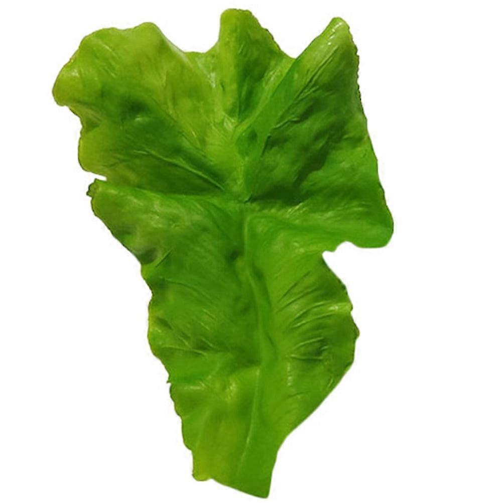 Fake Lettuce Leaf Artificial Vegetables Lettuce Simulation Plastic Lifelike Vegetables