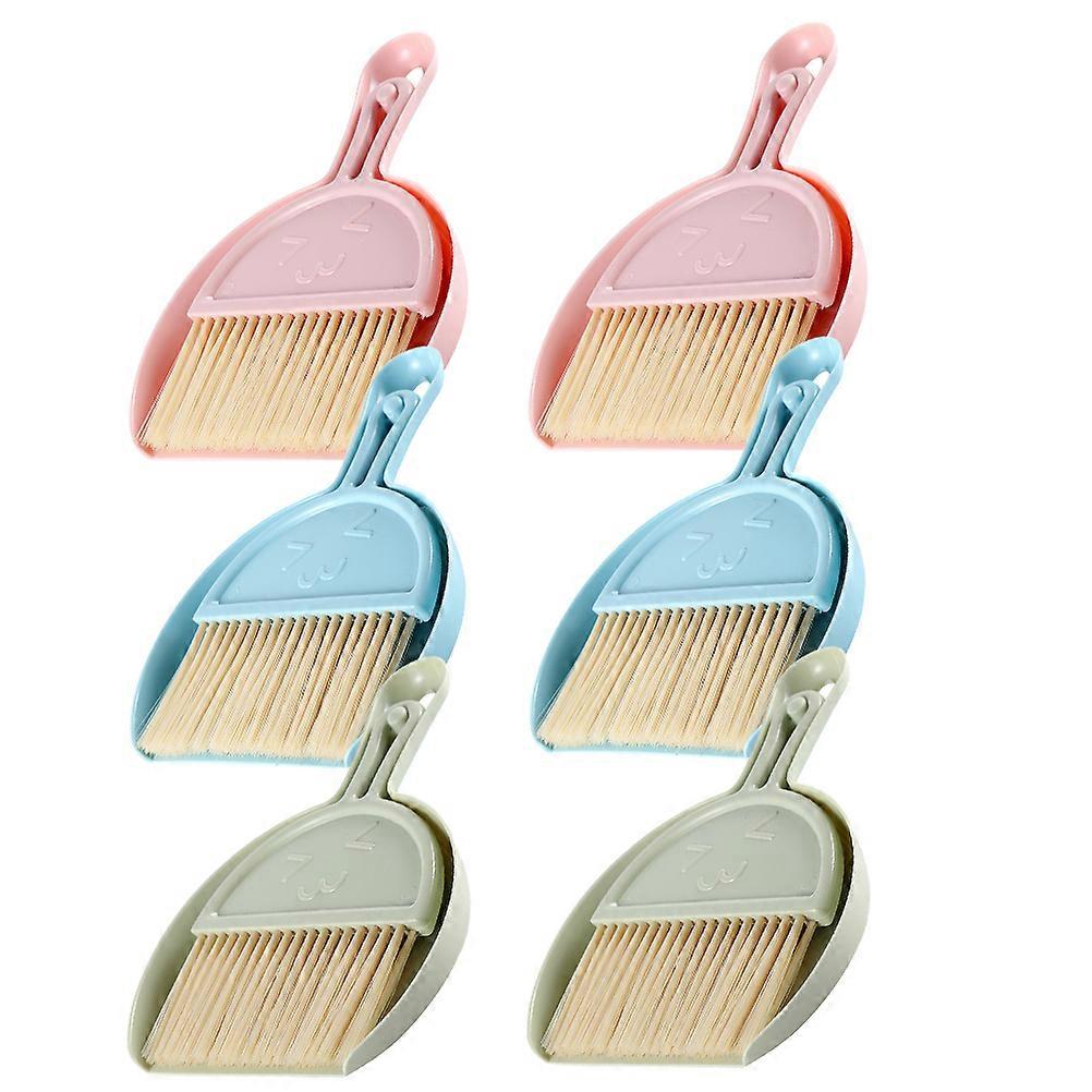 Mini Broom and Dustpan Set for Keyboard Cleaning 18Sets Desktop Sweep Tools