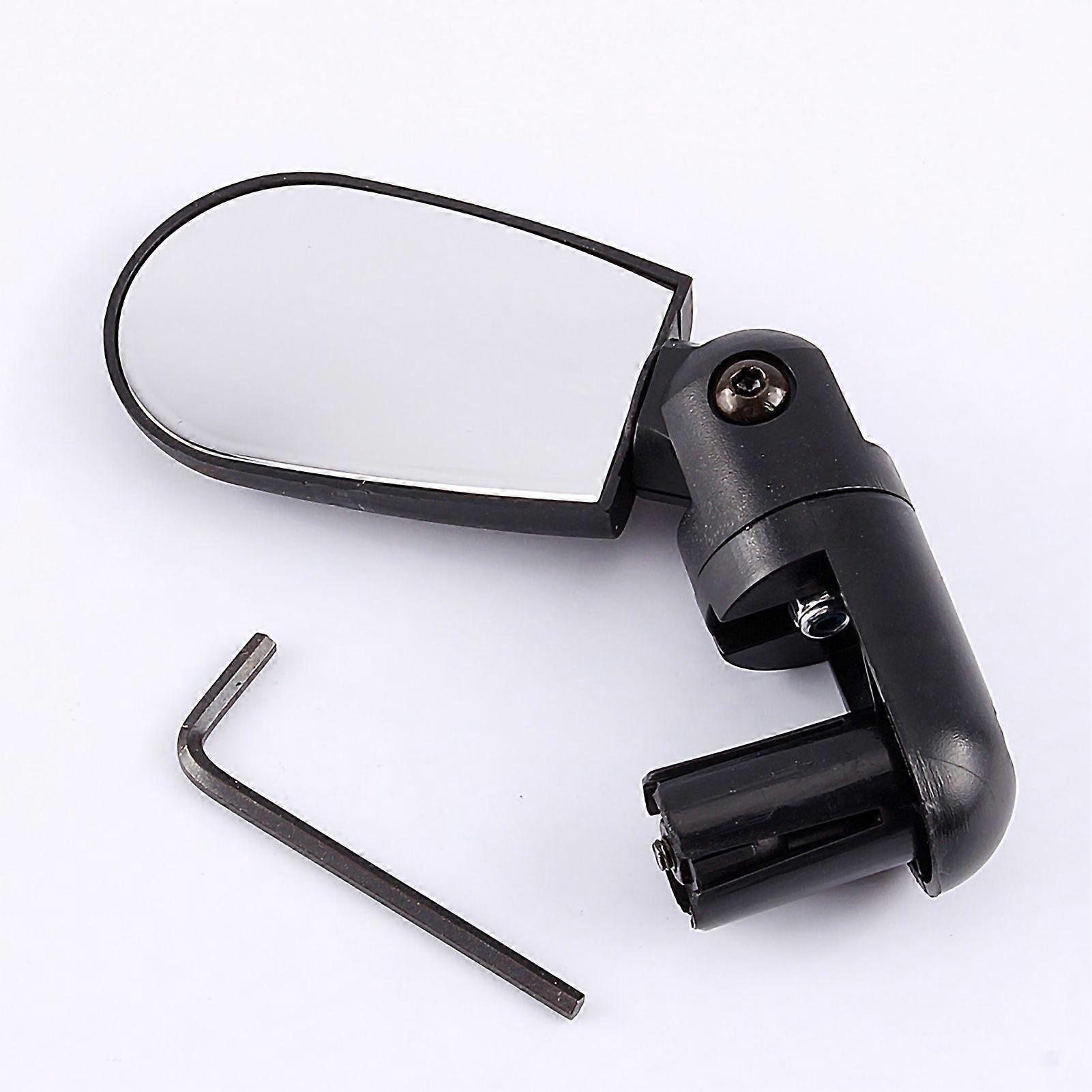New Black Mini Rotate Flexible Bike Bicycle Cycling Rearview Handlebar Mirror