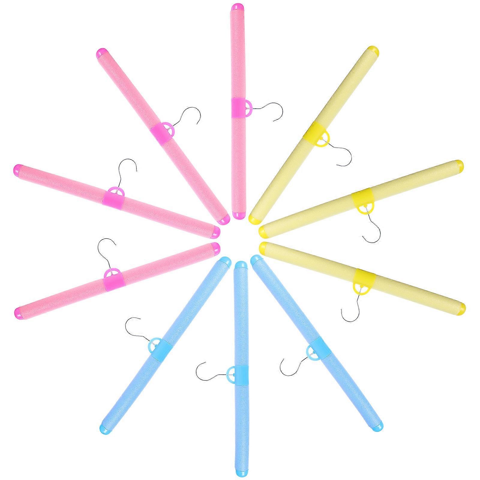 Clothes Hanger Heavy Duty Plastic Non-Slip Hanger 20Pcs Assorted Color