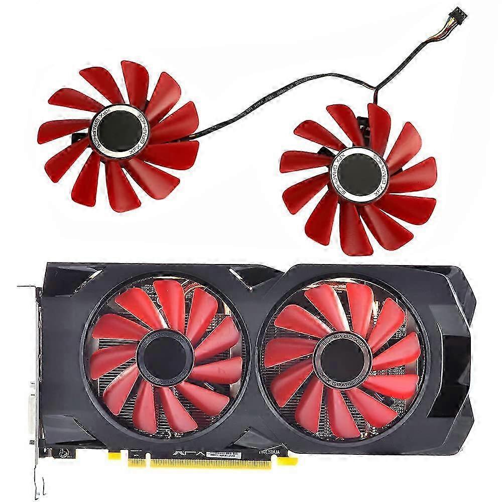 85mm DC12V 0.45A 4Pin FDC10U12S9C RX570 RX580 G Fans for XFX RX 570 RS RX 580 RS Graphics Card Fans 26s