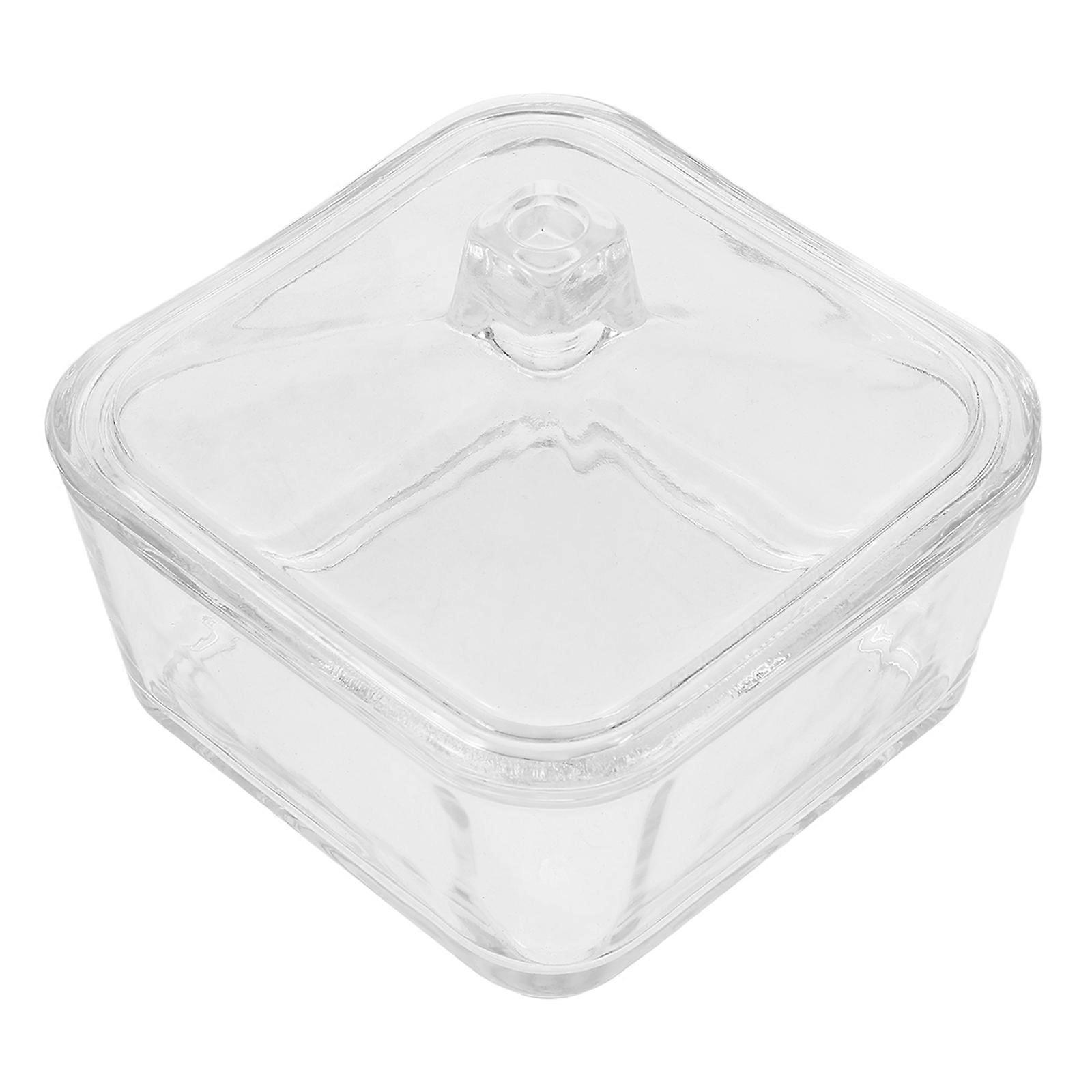 4Pcs Glass Sugar Container for Storage Use Jar with Lid for Home Decor