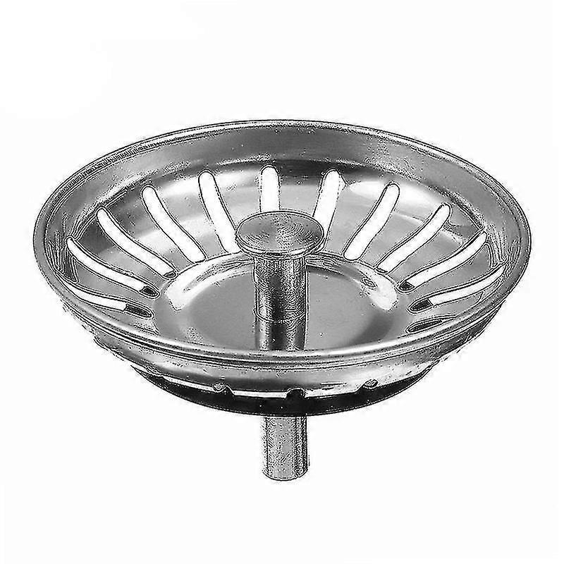Basket For Kitchen Sink Drain 80 Mm - Universal Stainless Steel Strainer Pop-up Basket Stopper - Dishwasher Safe Does Not Clog Or Overflow
