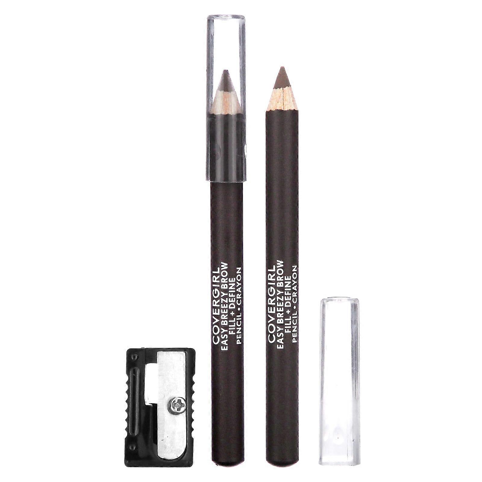 Easy Breezy Brow, Fill + Define Pencils, 505 Rich Brown, 0.06 oz (1.7 g)