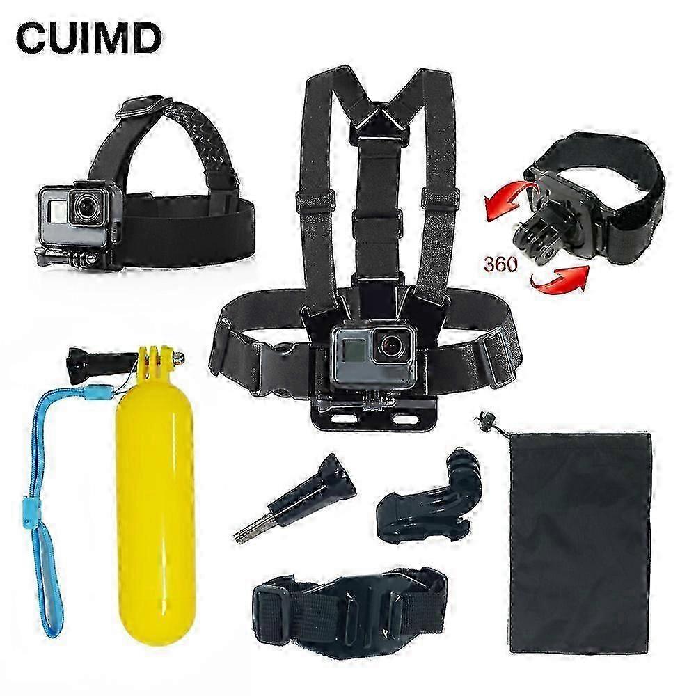 RYH Set For Gopro Hero 9 8 7 6  5 4 Accessories For Go Pro Mount For Yi 4k Eken H9R Accessory For GoPro OSMO Yi 4K Camera