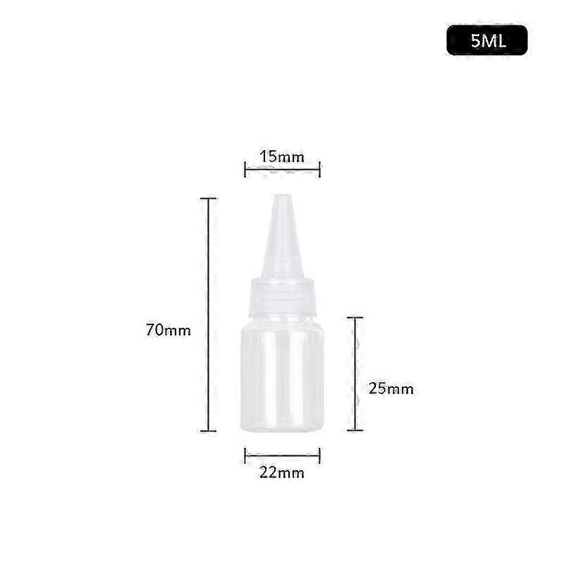 25-26 Transparent Plastic Beak Bottle Empty Bottle Subbottle Squeeze Emulsion Small Empty Liquid