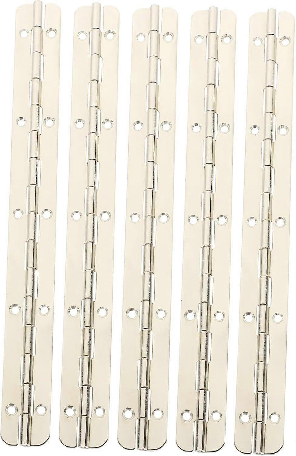 5pcs Box Piano Hinge Continuous Hinge Small Hinges for Crafts Mini Hinges for