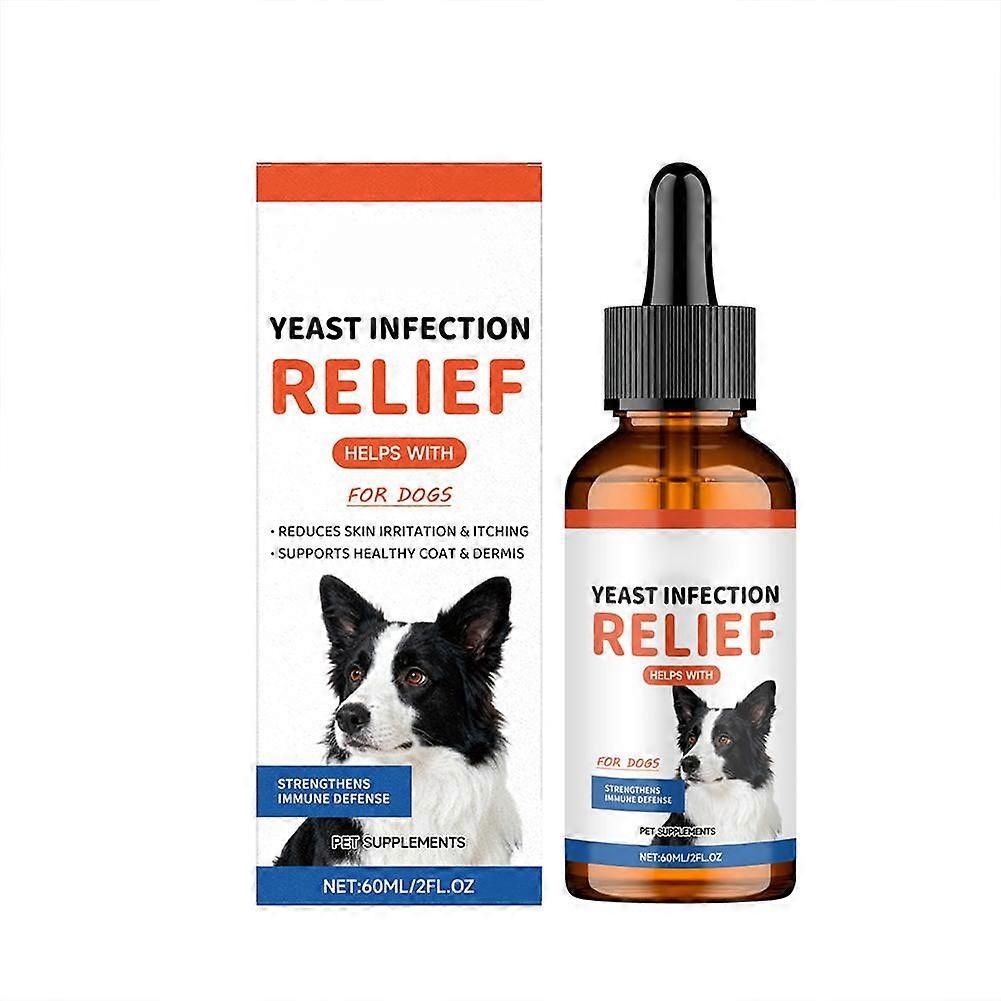 60ml Dog Skin Care Drops with Calendula Extract and Probiotics for Itch Relief and Immune Support