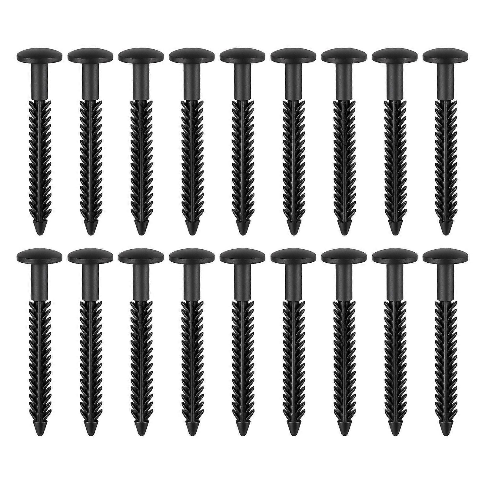 18/36/50Pcs Vinyl Shutter Fasteners Shutter Spikes UV Resistant Simple Installation Universal Window Shutter Screws Window Panel Pins