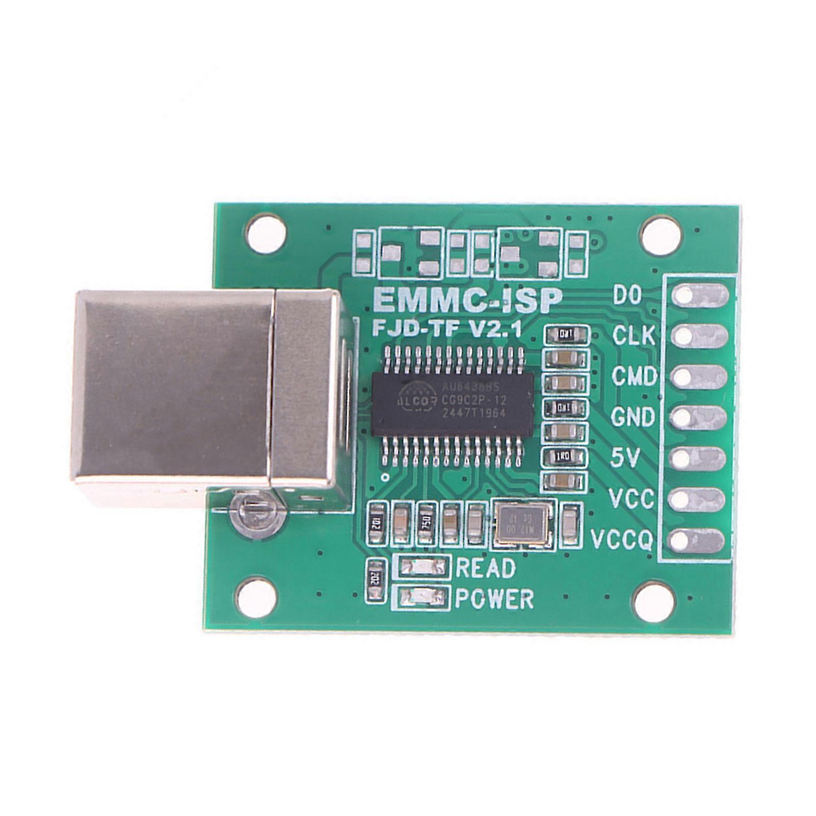 Durability PCB Based EMMC ISP Flywire Tool AU6438BS Chip For Multiple Device Compatibility And Reliable Connectivity Multicolor