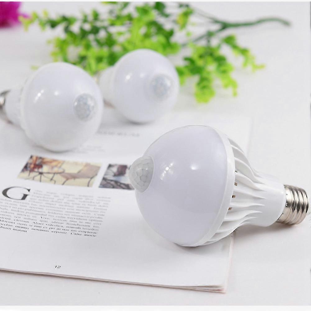 Motion Sensor Bulb Human Body Infrared Induction Led Light Bulbs Automatically Activated Light For