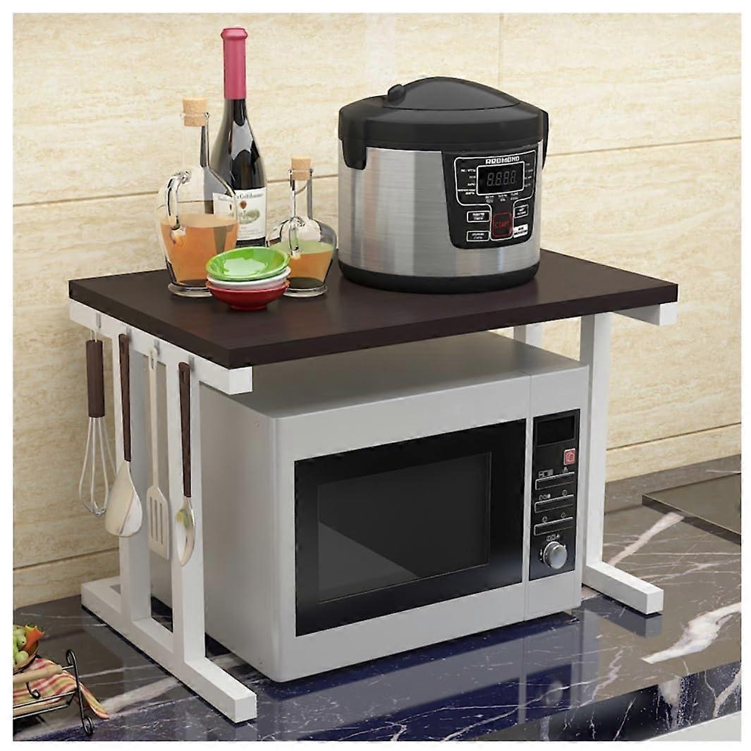 2Tier Microwave Oven Rack Kitchen Counter Shelf Printer Stand SpaceSaving Storage For Kitchen And Office