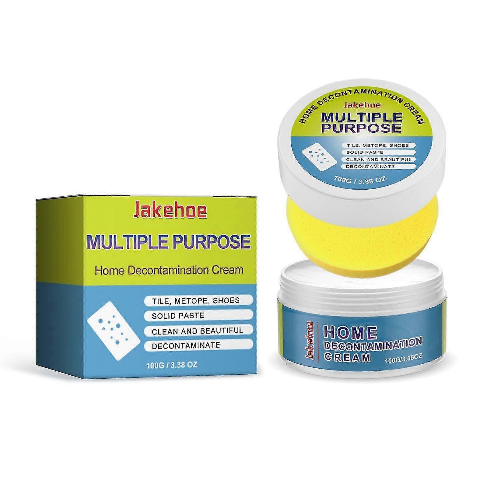 Jakehoe Multi-Functional Cleaning Paste For Kitchen Stoves, Range Hoods, Heavy Oil Stains, Scale And Rust Removal