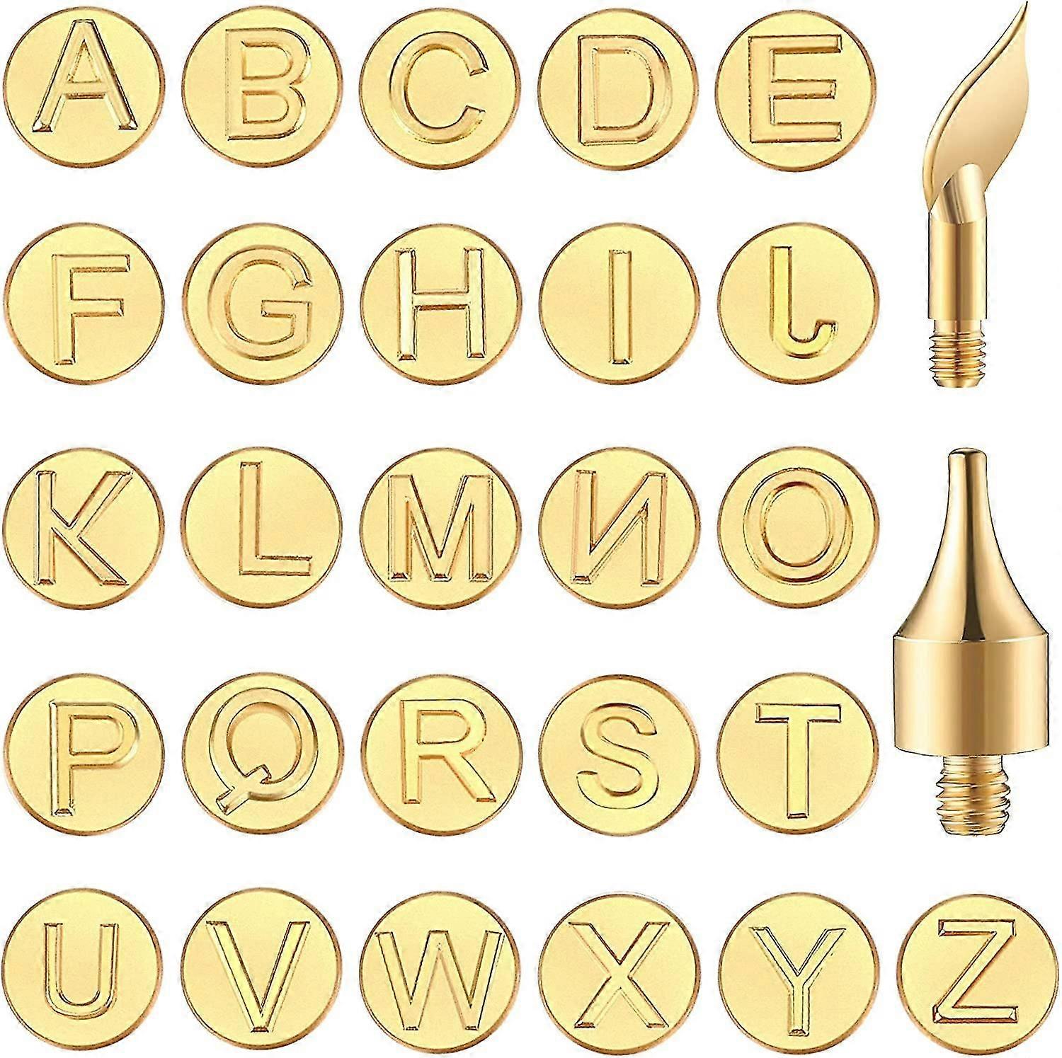 28 Pieces Wood Burning Tip Number Wood Burning Tool Number And Symbol Set For Wood And Other Surface By Wooden Number For Carving Craft Wood Burning D