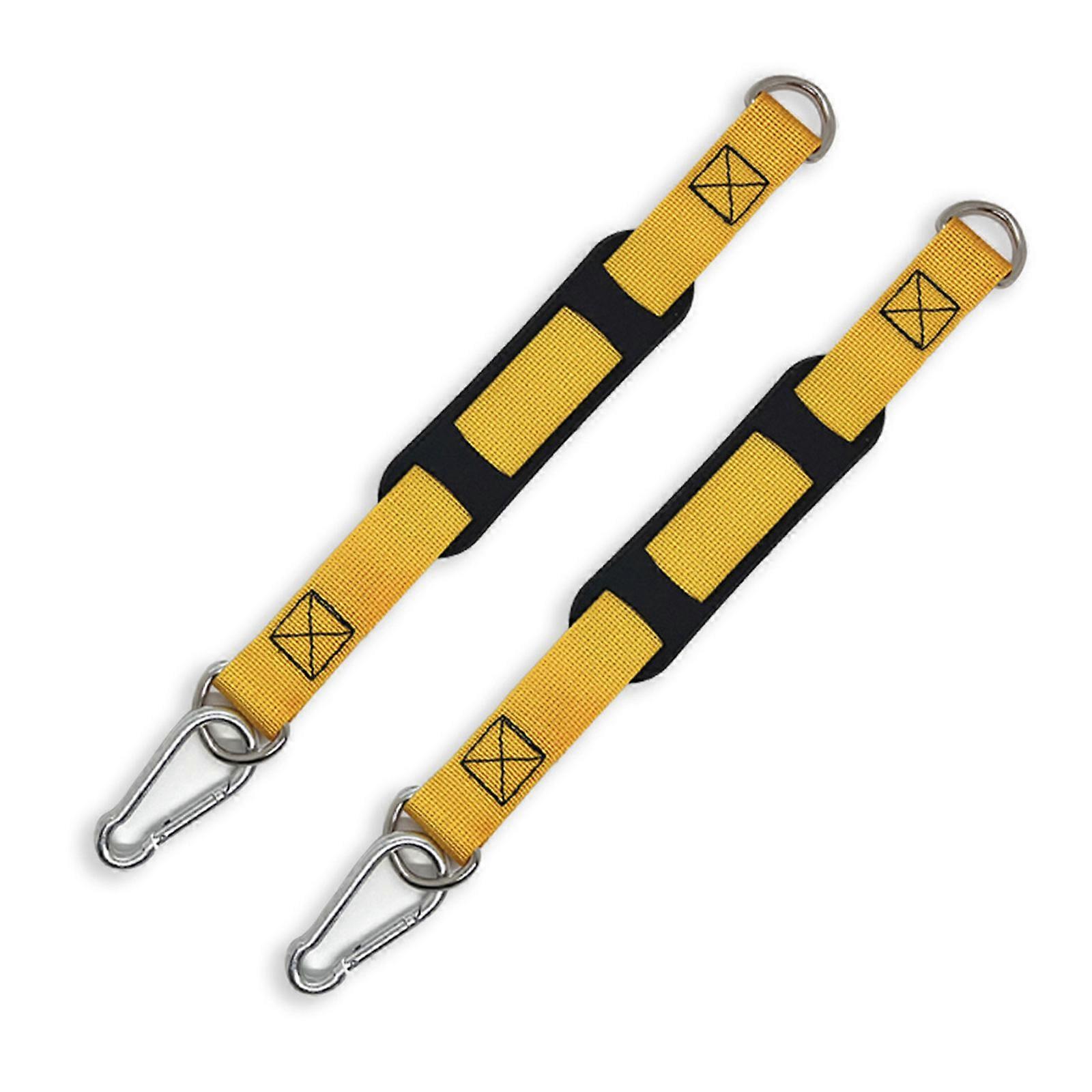 Instants Setups Nylons Strapping System Antislip Temperature Resistant Materials for Outdoor Fitness Use  Yellow