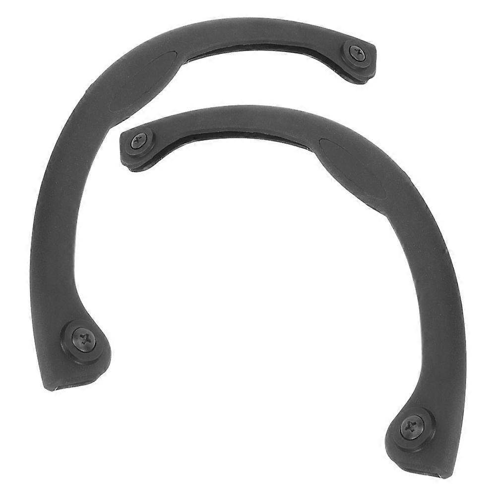 Skateboard Rubber Bumpers for Longboard Deck Edge Protection 2Pcs