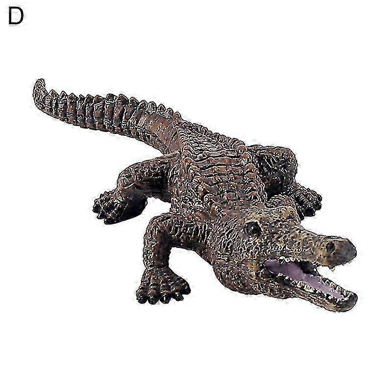 Simulation Crocodile Realistic Practical PVC Funny Science Educational Crocodile Figure for Kids