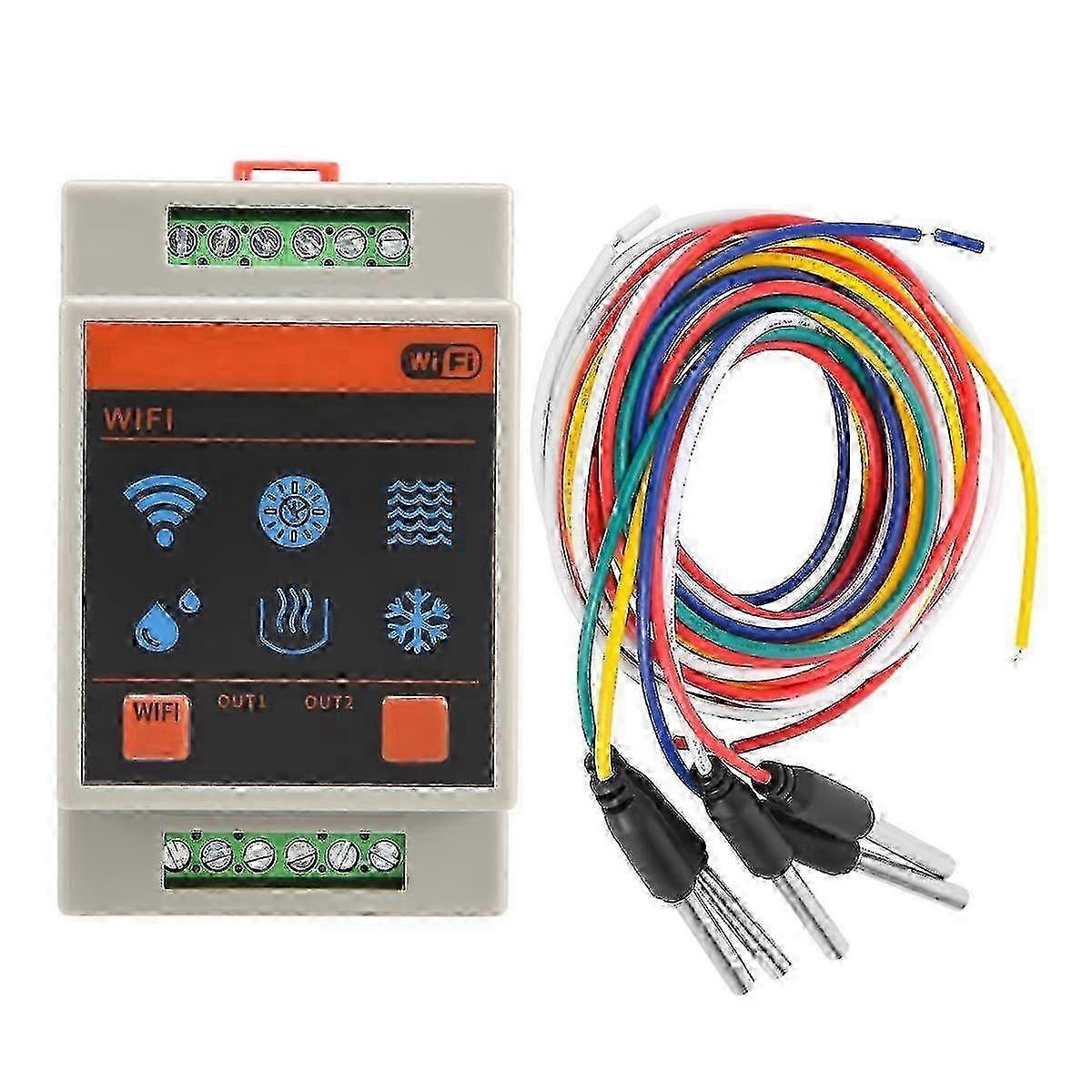 Tuya Wifi Home Water Level Controller Sensors Water-level Alarm Device Swimming Flows Detection System