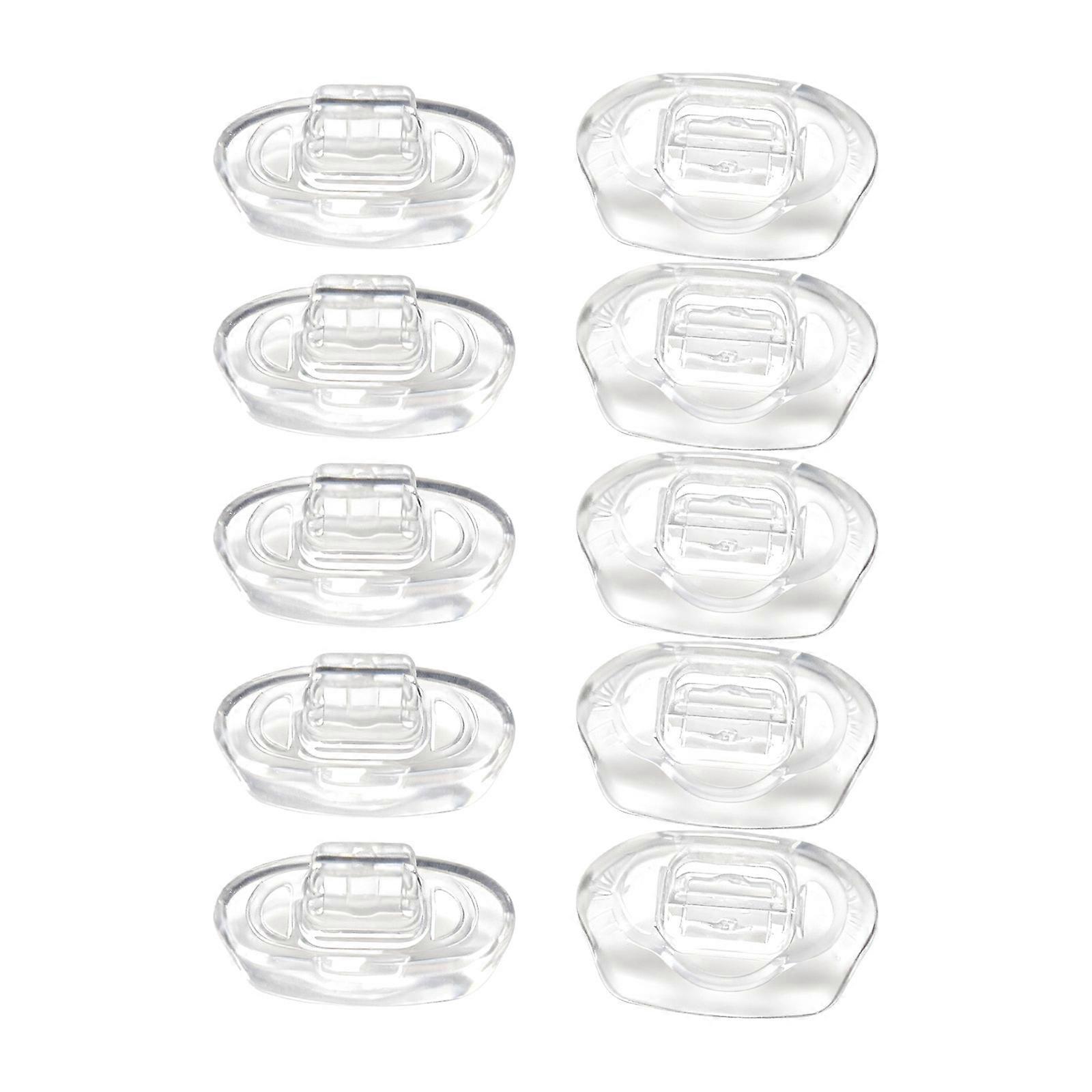 Childrens Eyeglass Nose Bridge Cushions Flexible Silicone Materials Universals Size For Most Frames Skin Friendly Multicolor