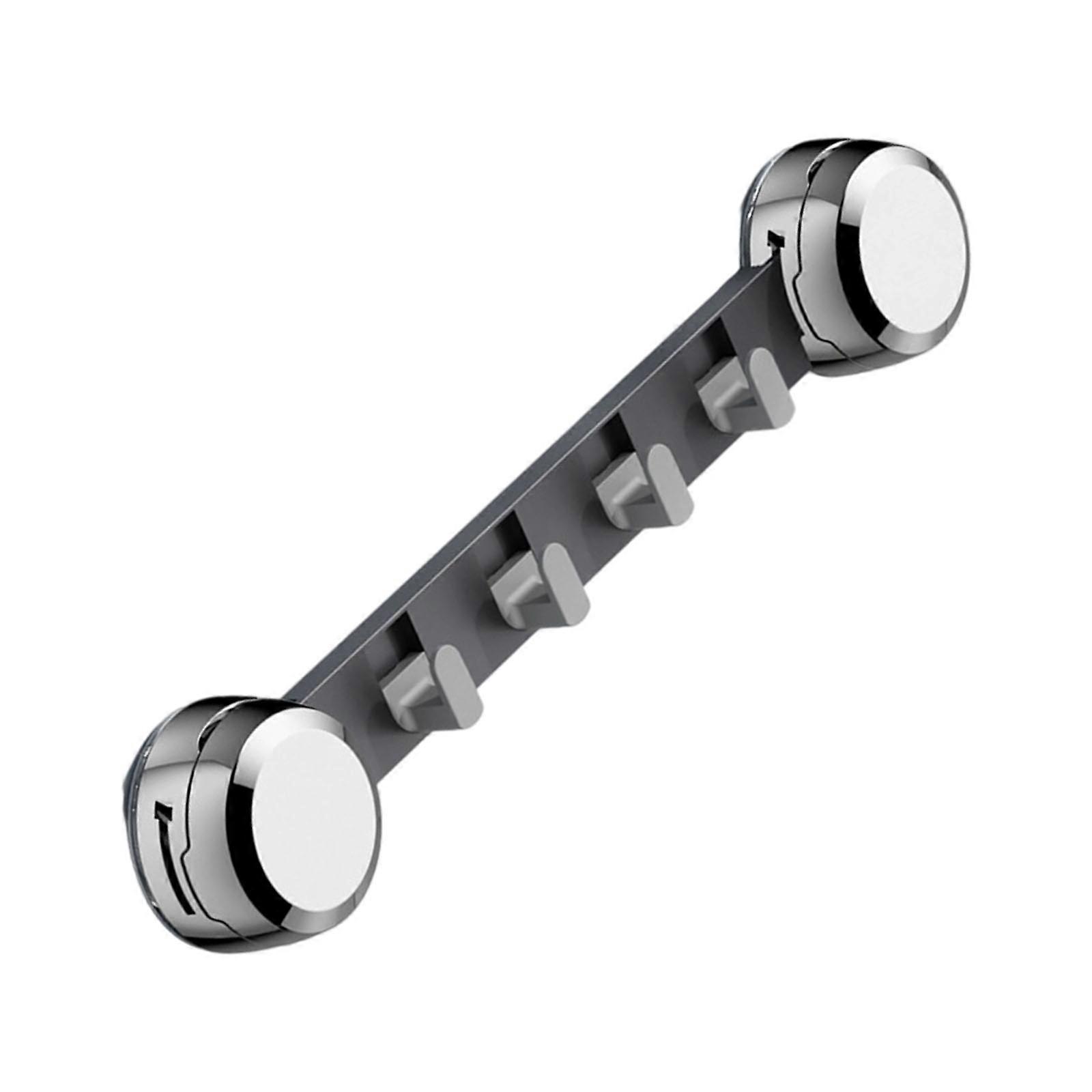 Multiple Purpose Adhesive Hook Strong No Damage Hook Bathroom Kitchen Organizers Plastic Construction for Household Multicolor