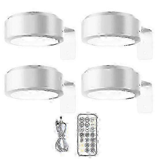 Wireless Remote-Controlled Wall Light with Dimming and 13-Color RGB Adjustment Battery-Powered Art and Picture Illumination Fixture