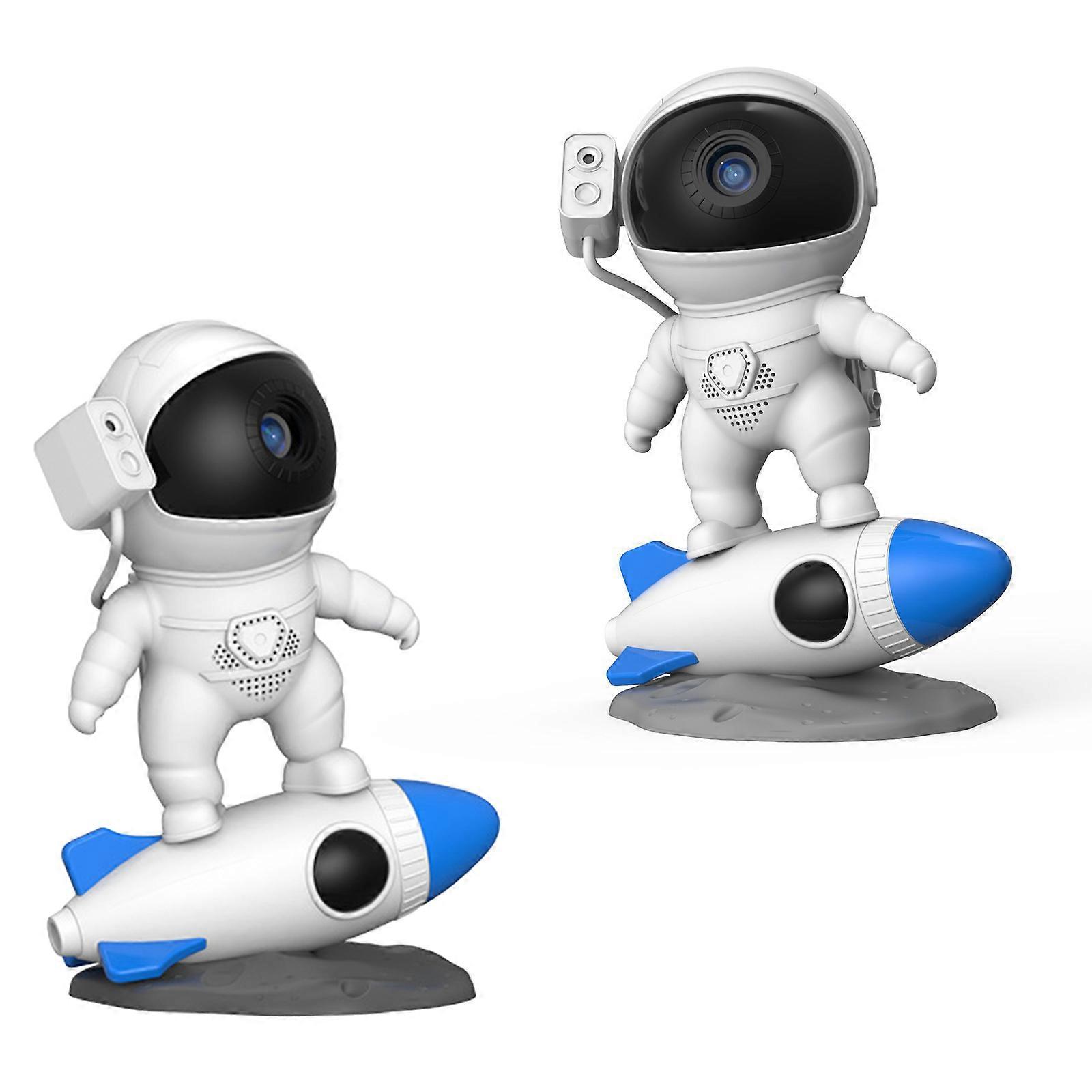 1 Set LED Projector Creative Atmosphere Light Magnetic Head Rotating Built-in 5W LED Light Beads with 12xFilin Films Multicolor