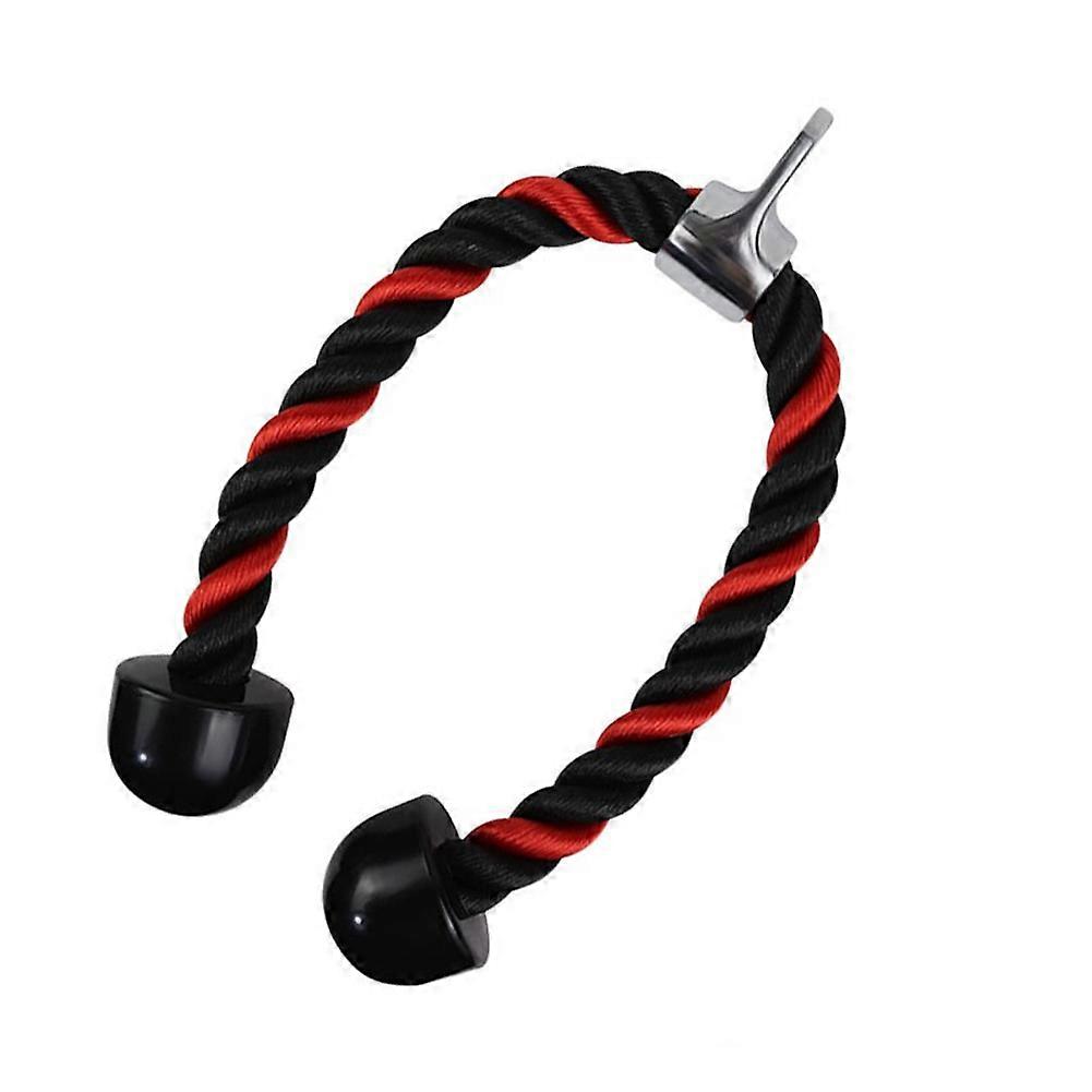 Double Head Tension Rope Biceps Training Gym Accessories Double Head Triceps Lower Compression Rope Pull Handle