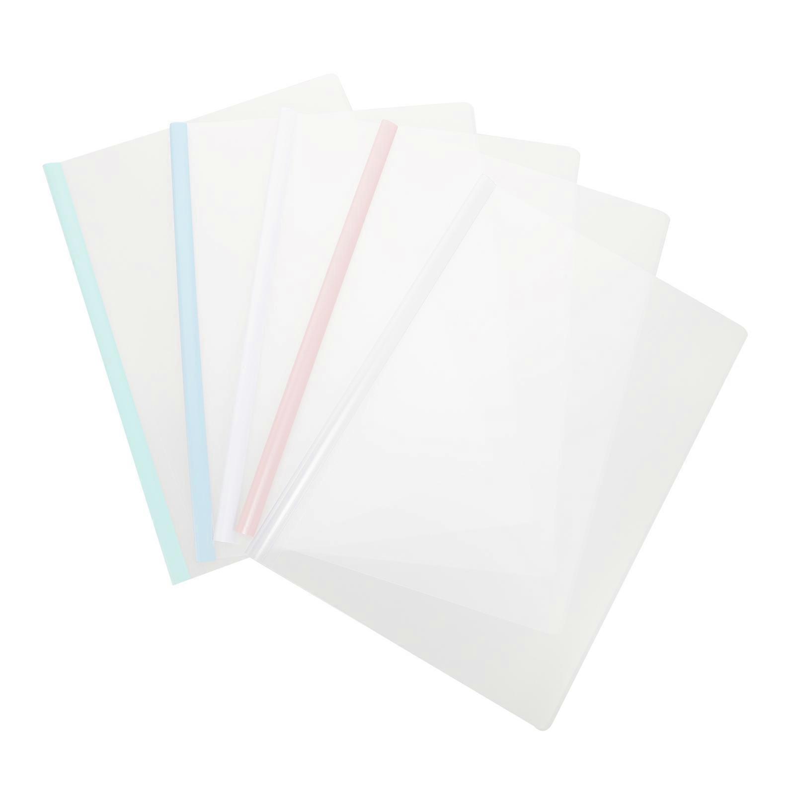 Plastic Sliding Bar Clips File Folders for Protecting File 10Pcs Pack