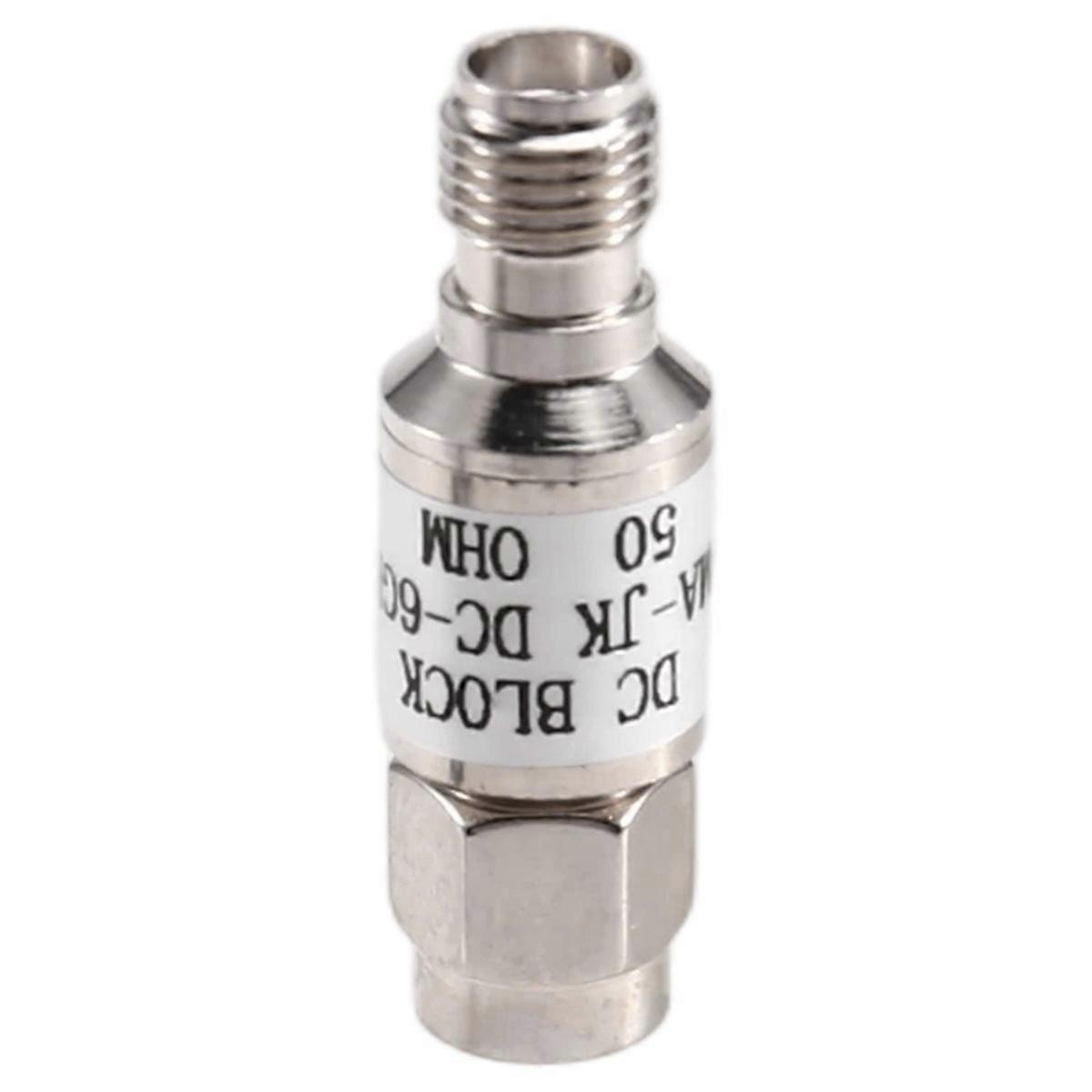 DC Block SMA 50V DC Blocker 50MHz-6GHz 50Ohm Coaxial Module