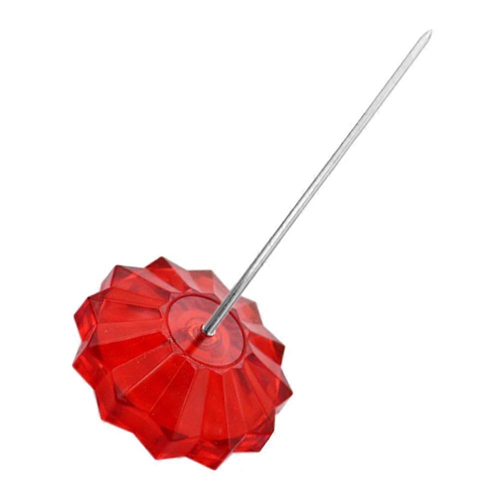 Practical Memo Holder Receipt Storage Spike For Office And Restaurant Order Differentiation Red 1Pcs