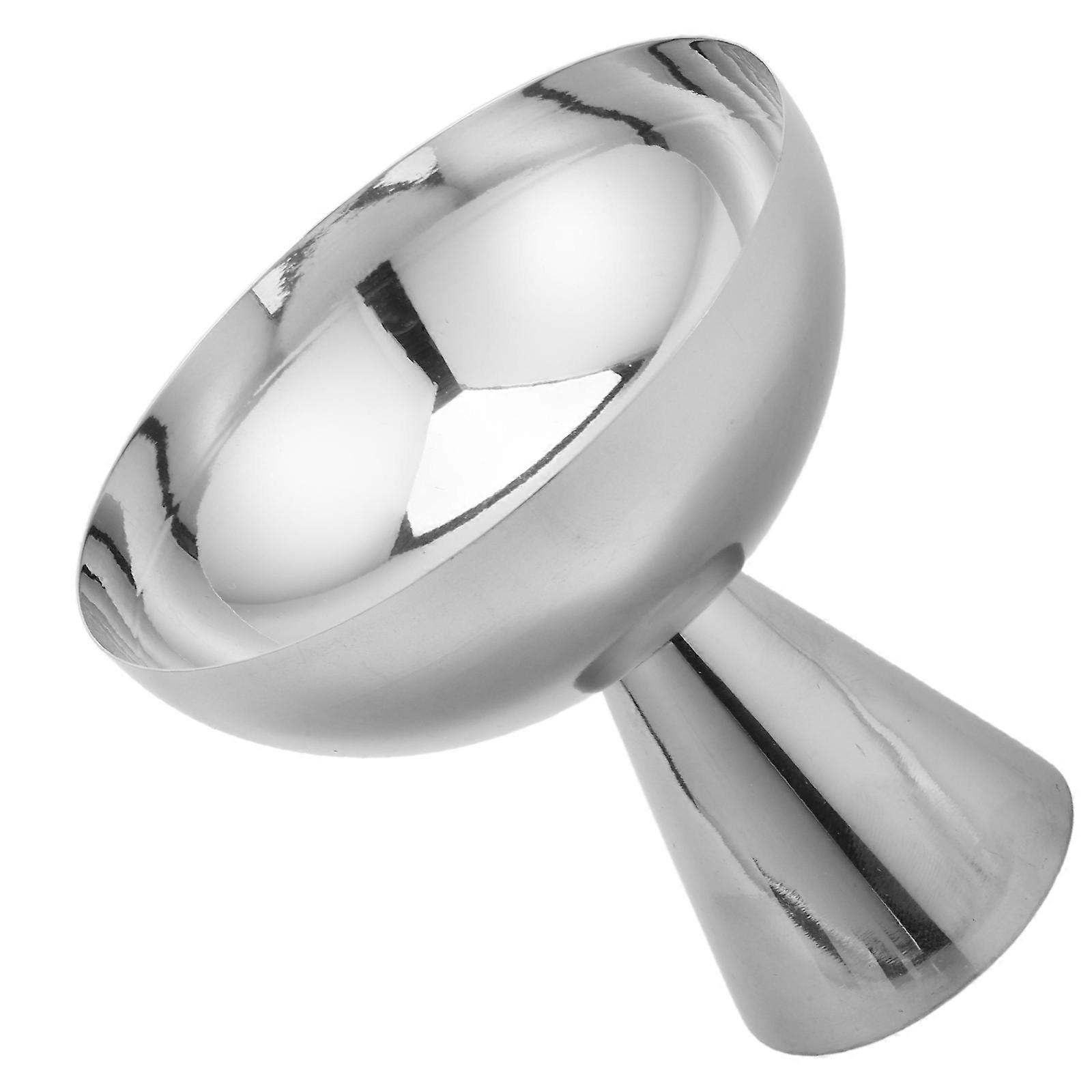 Silver Stainless Steel Ice Cream Cup Designed for Serving Fruit Salads