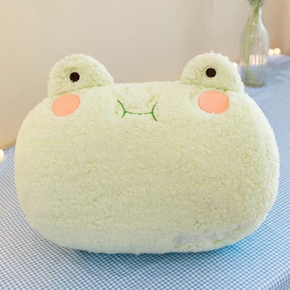 Plush Frog Pillow Soft Stuffed Frog Hand Warmer For Adults And Children