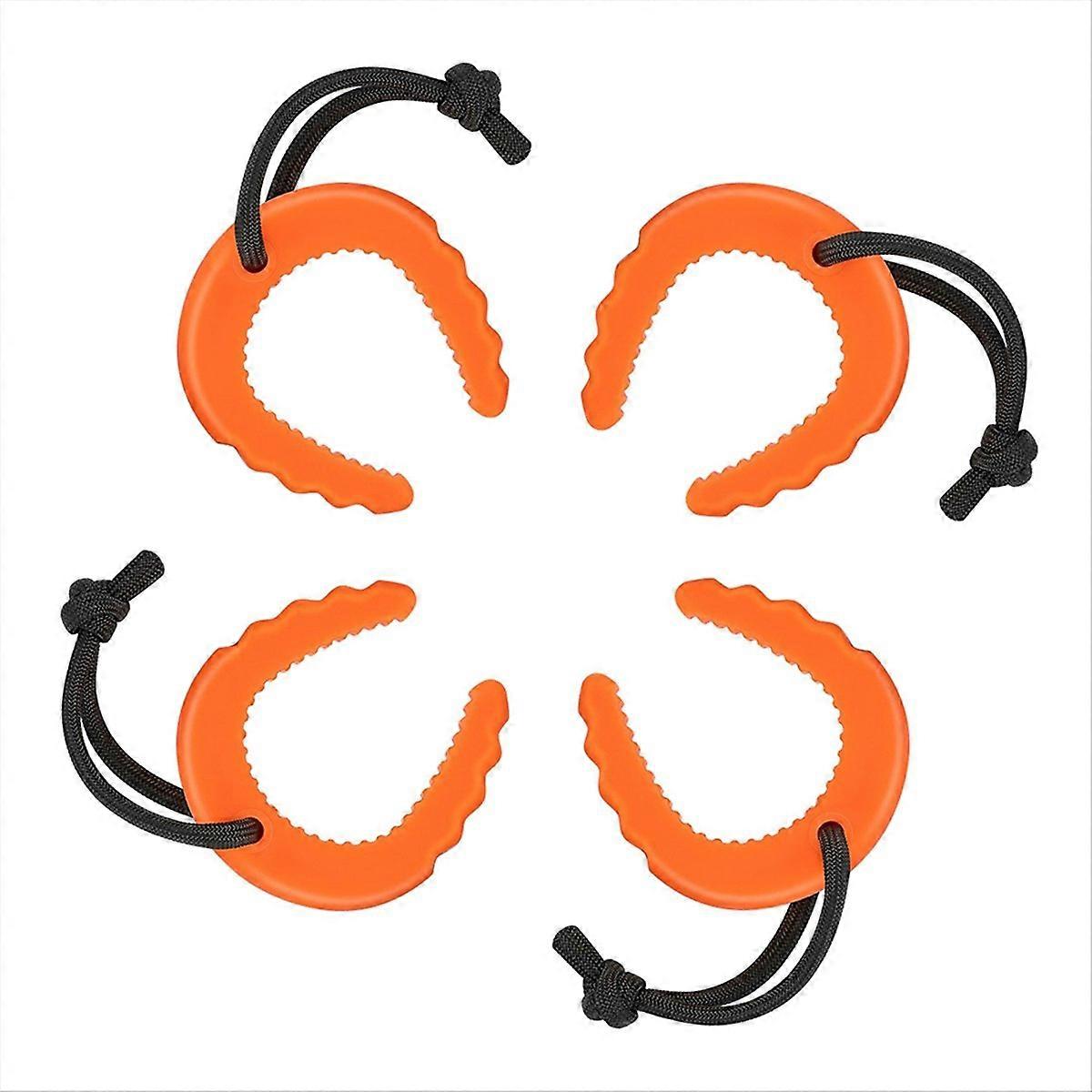 4-pack First Responder deurstoppers deurstopper voor wetshandhaving oranje