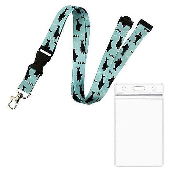 Stylish Practical Lanyard with Plastic Pocket NO. 6