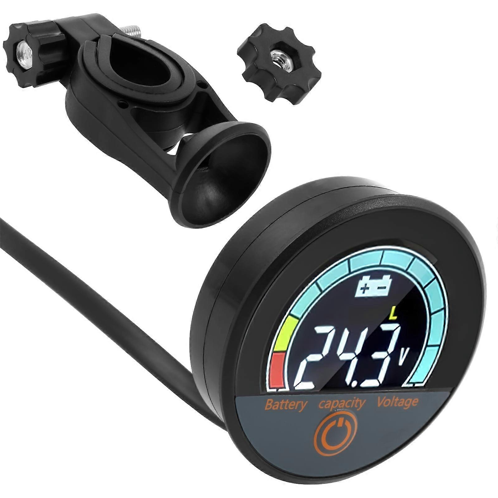 AEVXKHI 2 Sets Battery Monitor, Waterproof Voltage/Current/Capacity Tester, Low Consumption, Easy to Use for Golf Cart