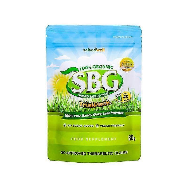 SalveoGerstengraspulver Probierpackung 80 Gramm, Bio-L