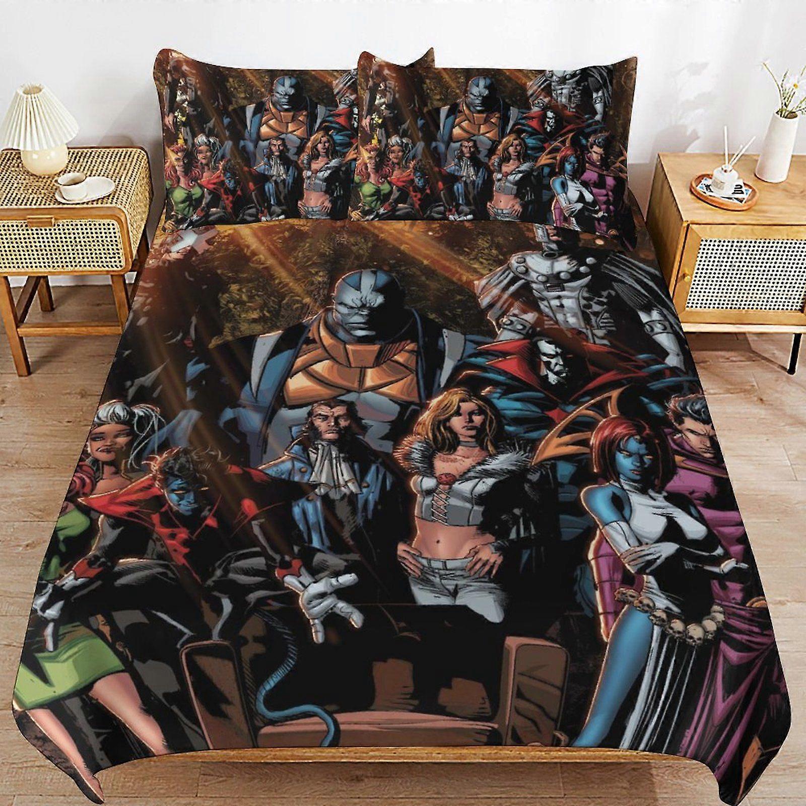 1624SQ X-Men Cozy Feel Quality Structure Light Touch Breathable Handling Duvet Cover Sets Rest Pack ZY1624