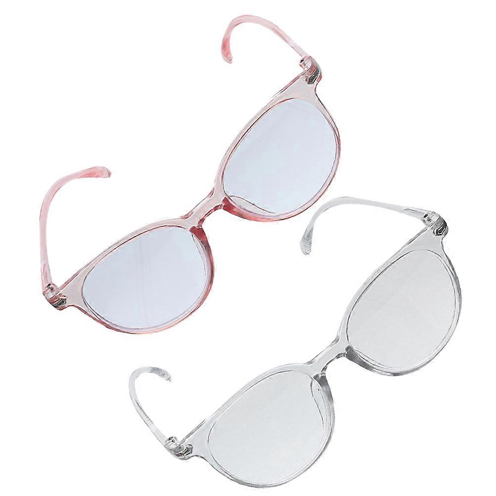 Blue Light Glasses Clear Frame Glasses Blocking Glare 4Pcs Set