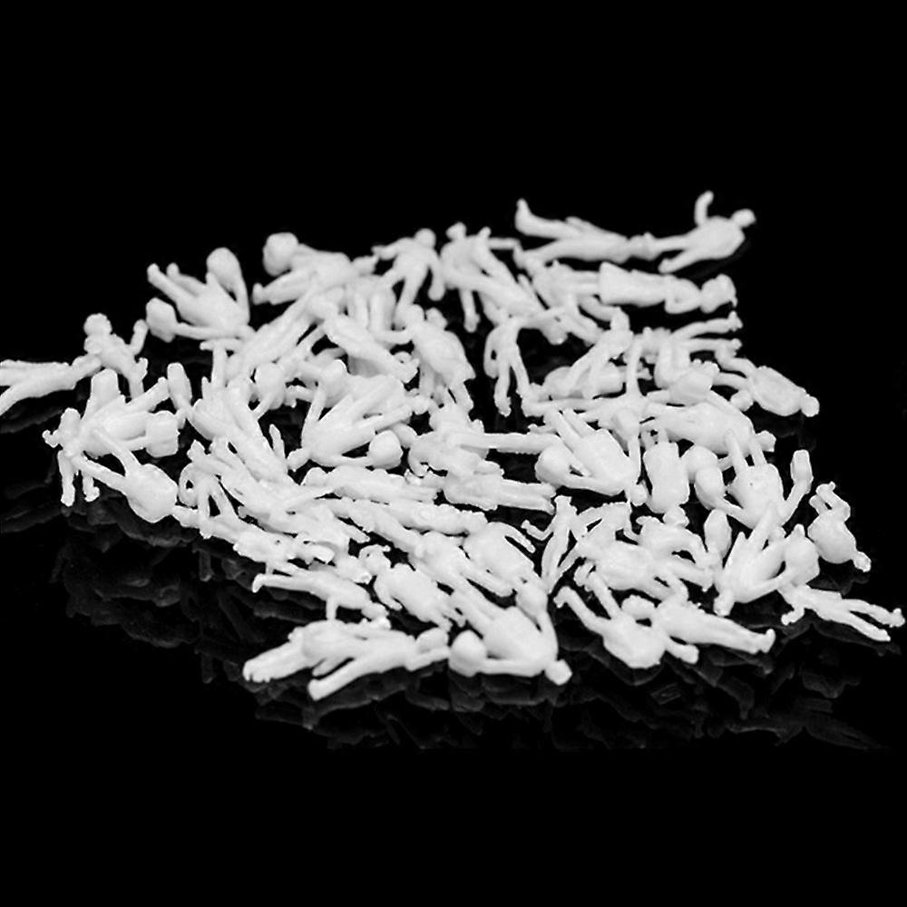 200pcs 1:100/150/200/300 Scale Human Scale Hnadmade Scale Model People Figures White Miniature Figures Architectural Models