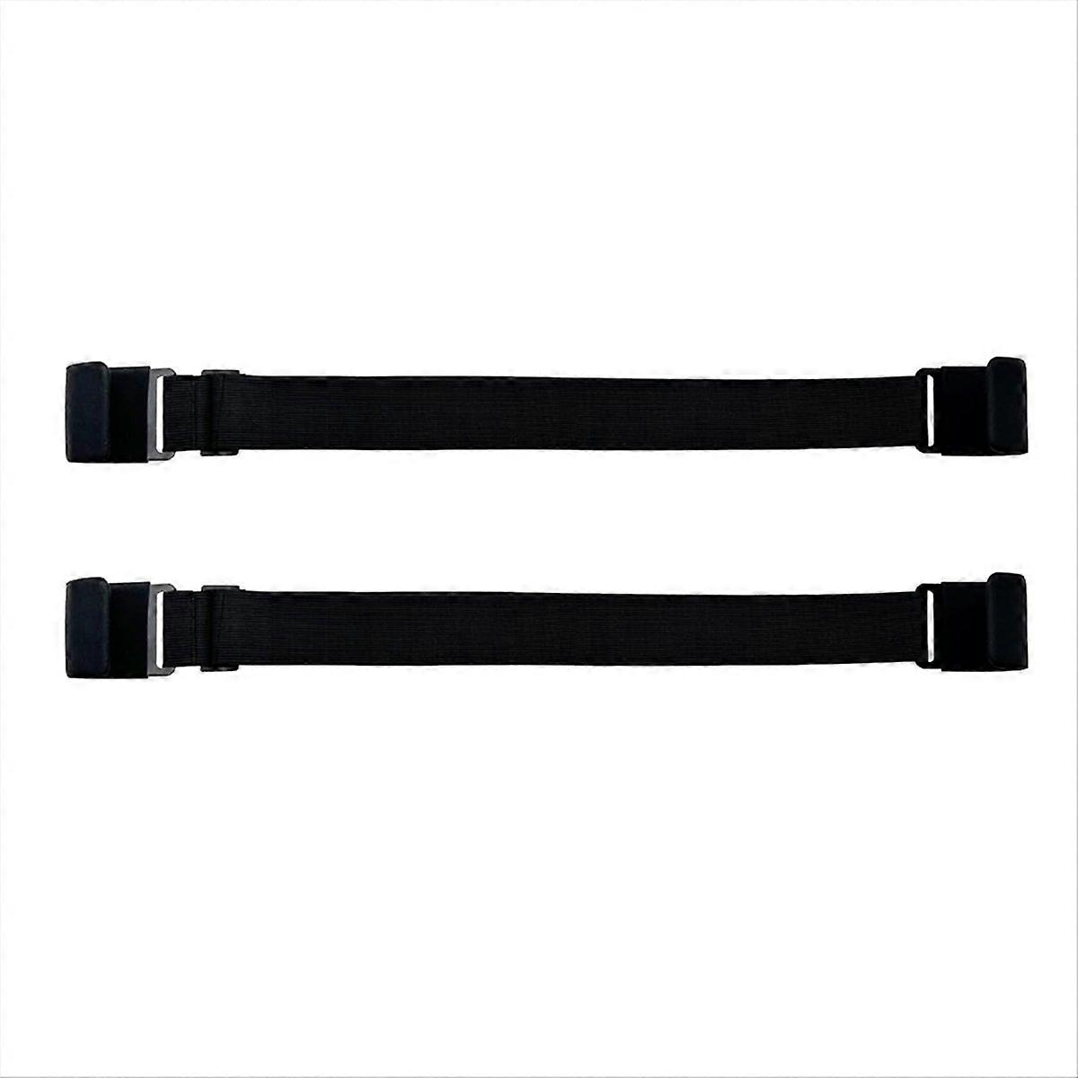 Trash Can Locks - 2-Pack Metal Double-Claw Non-Slip Lid Straps,