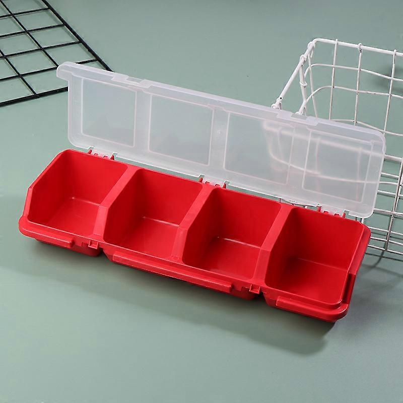 Durable Hardware Organizer Box Multi-Compartment Plastic Storage Case for Screws Small Parts Jewelry