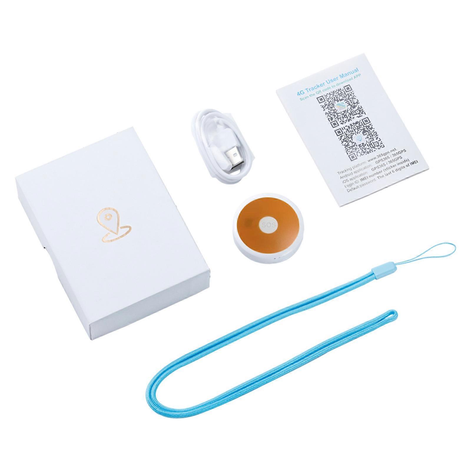 Compact Elderly Locator Solution Waterproof Pendant for Americas (Lightweight) Versatile Elderly/Kids Finder Multicolor