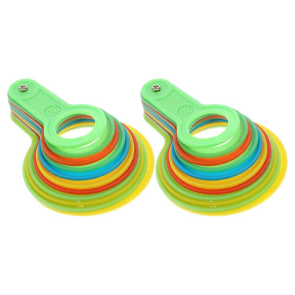 Plastic Fruit Grading Gauge Fruit Measurement Tool for Measuring Use 2Sets