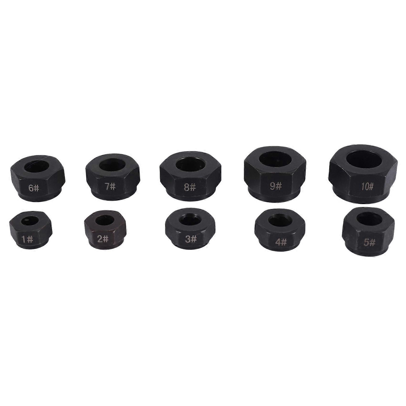 10Pcs Nut Bolt Remover Stud Extractor Set Metric Broken Bolt Removal Kit