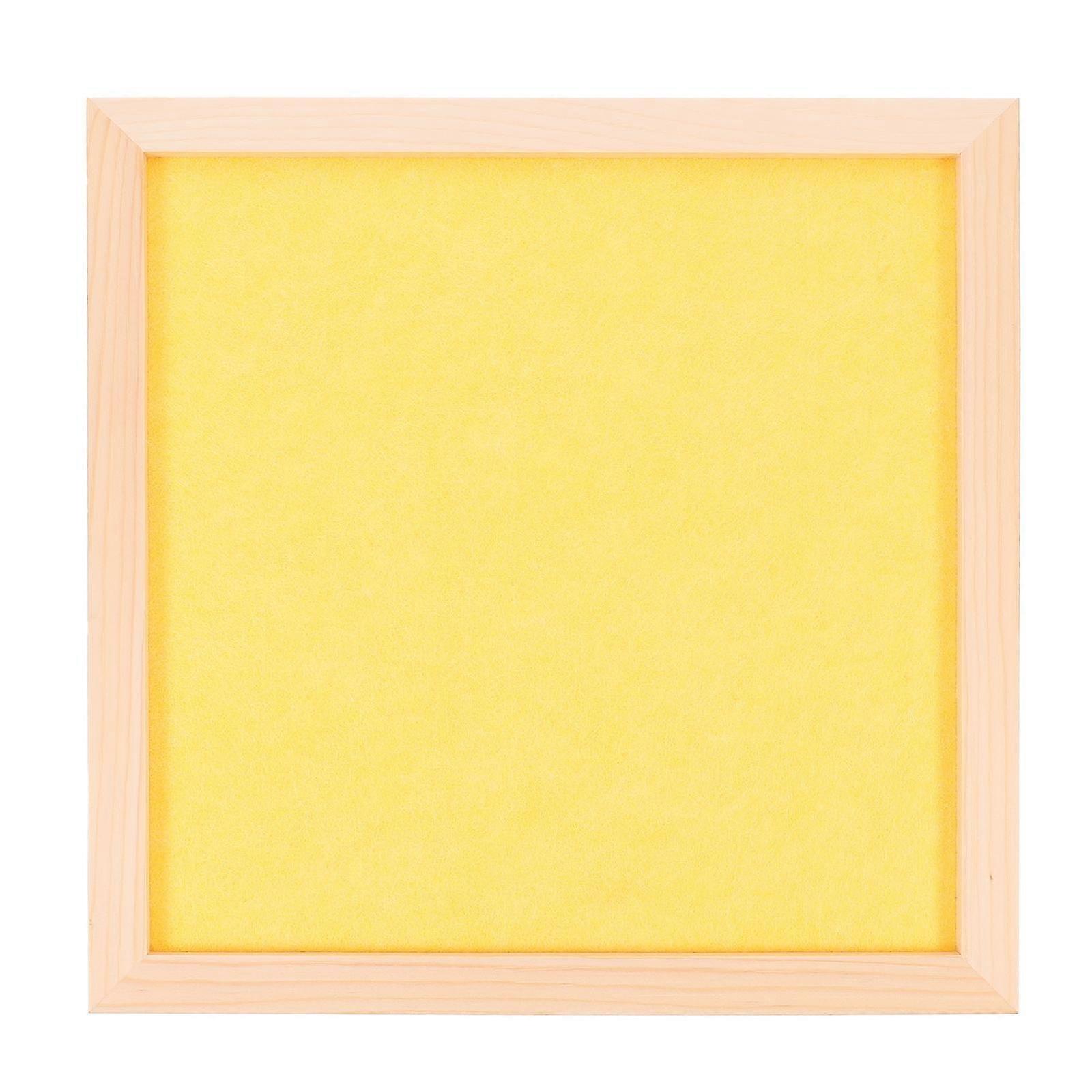 Yellow DIY Message Board for Quality Synthetic Material Practical Function