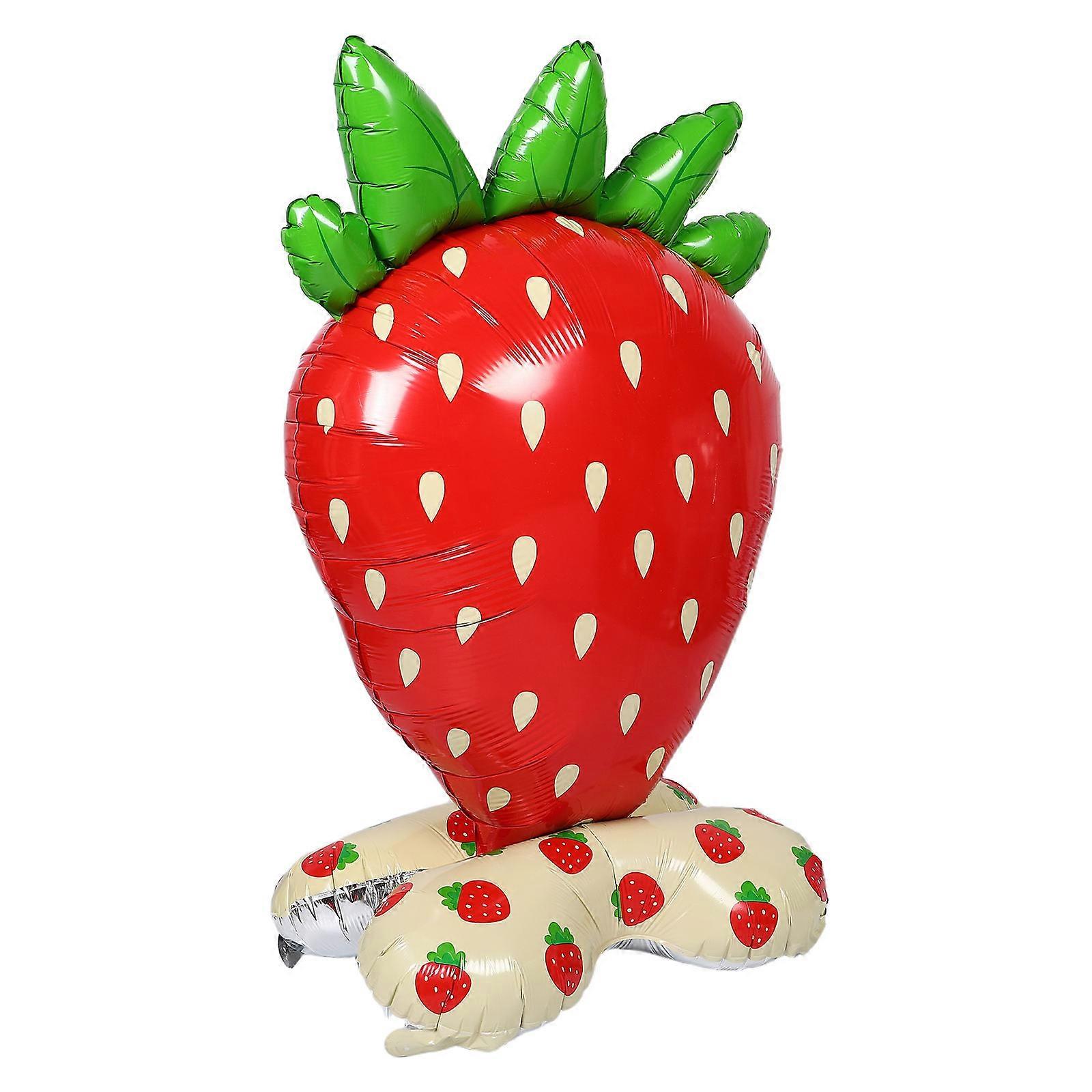 Multi Color Inflatable Strawberry Balloon for Decoration Foil Material