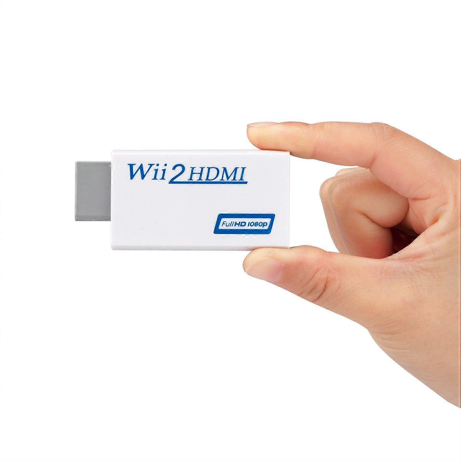 HDMI Adapter for Wii 1080p with Audio Output Supports All Wii Modes for HDTV