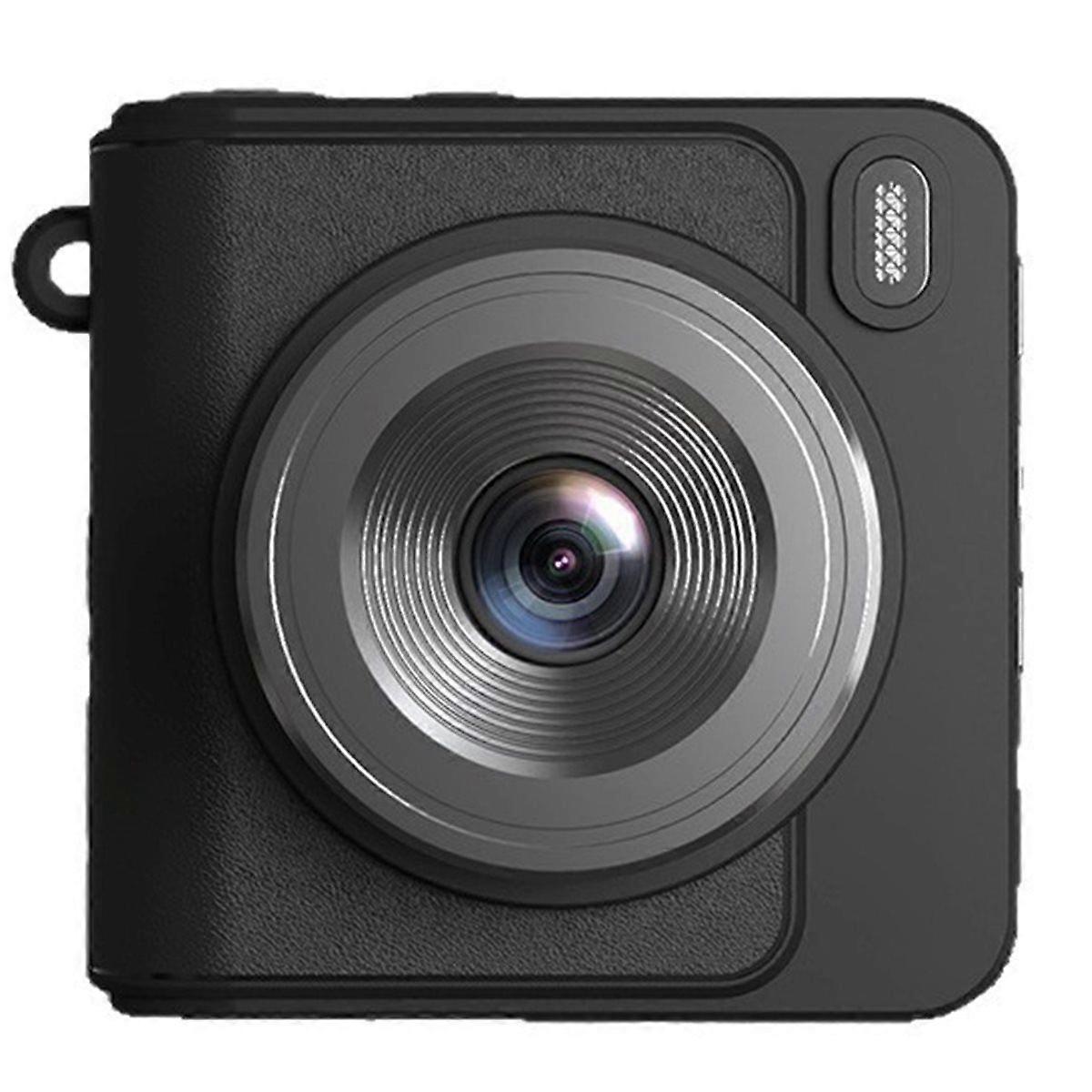 Retro Keychain Camera with Flash Lamp Small Digital Camera for Kids Microcamera Automatic Loop Vide