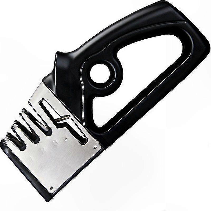 Multi-Function Kitchen Knife Sharpener for Knives and Scissors with Non-Slip Base