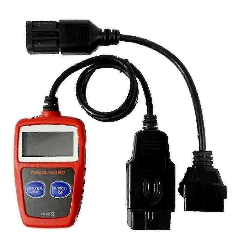 OBD2 Diagnostic Scanner Tool with ATV Cable and 8-Pin Adapter for MS309 Protocol
